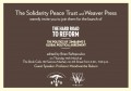 'The Hard Road to Reform' - Invitation