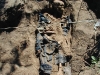 Skeletons exhumed in Matabeleland in the 1990s